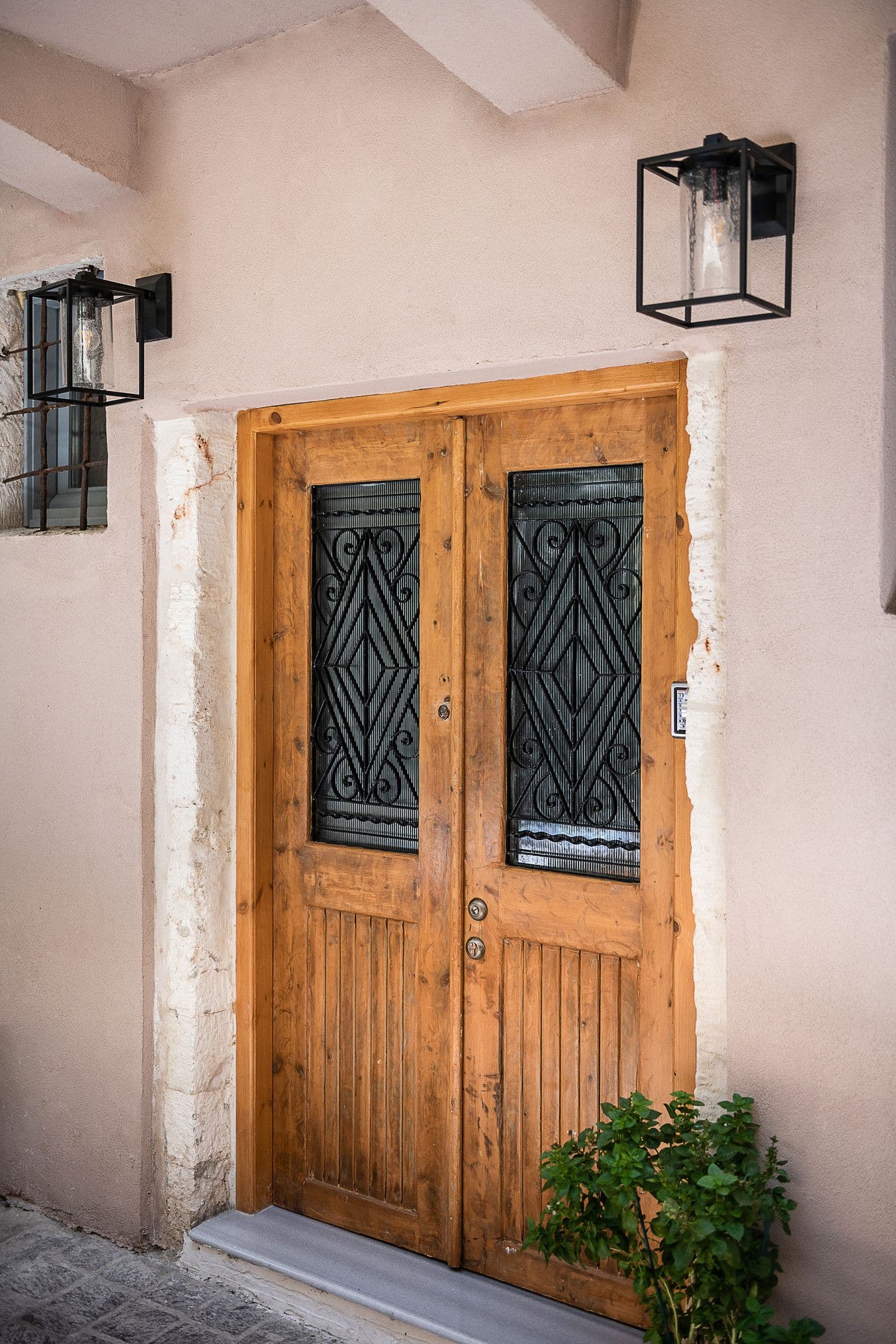 The entrance