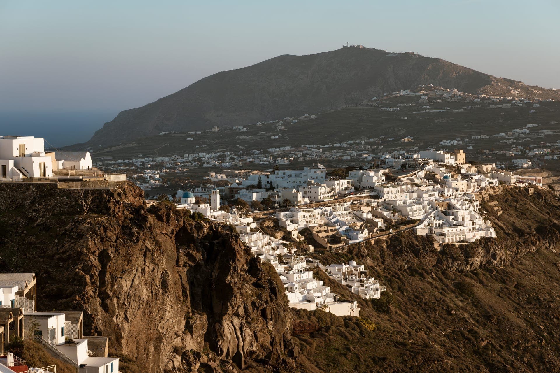 Imerovigli's Town View