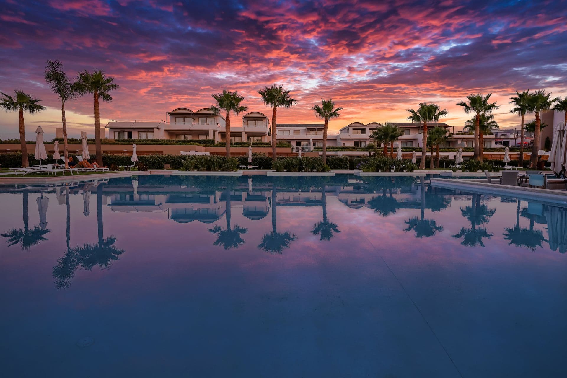 Sunset at Avra Imperial Hotel