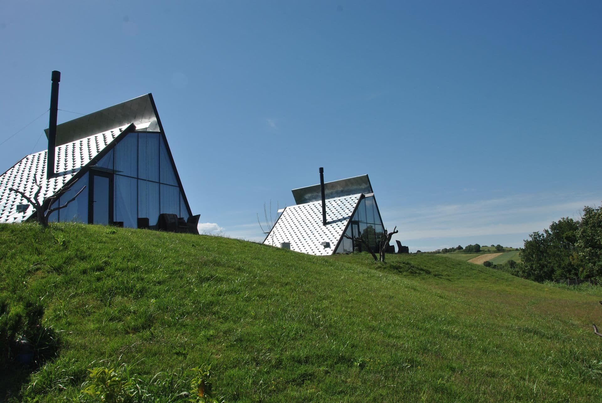Luxury Glass Suite Cabins Exterior