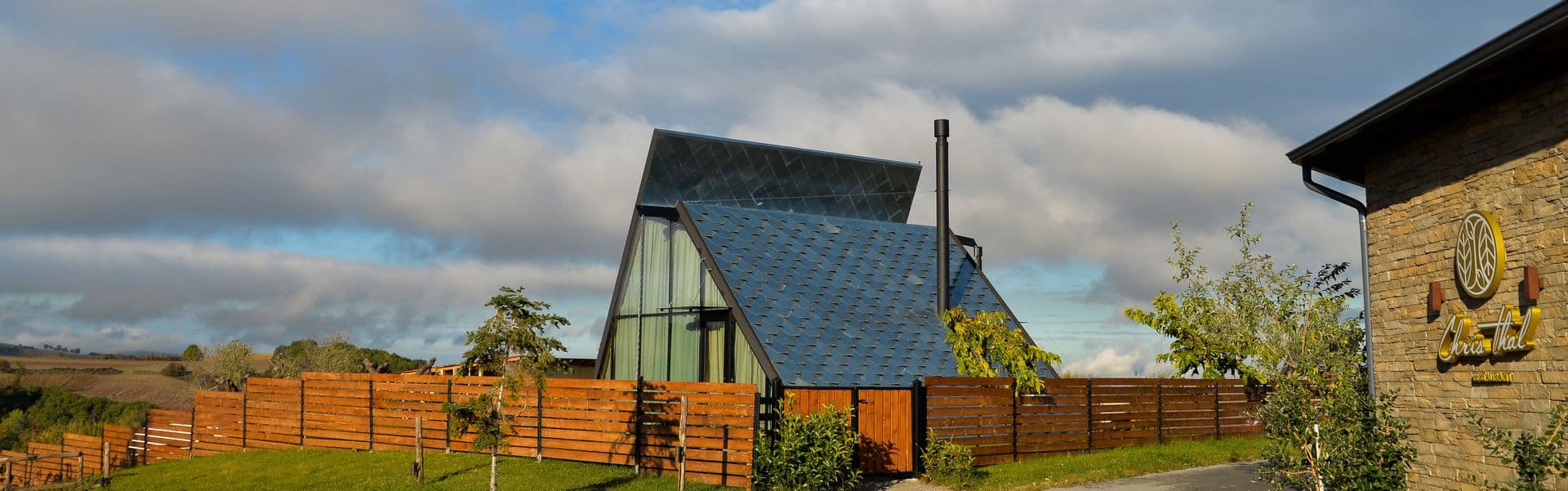 Luxury Glass Suite Cabins Entrance