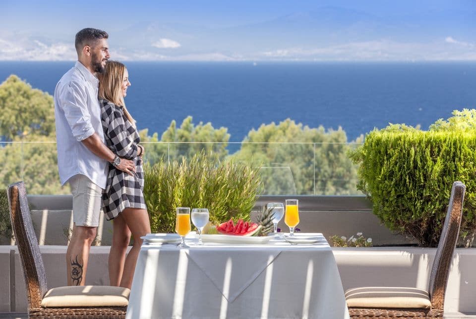 Kipriotis Panorama Ariadne Restaurant - Terrace view