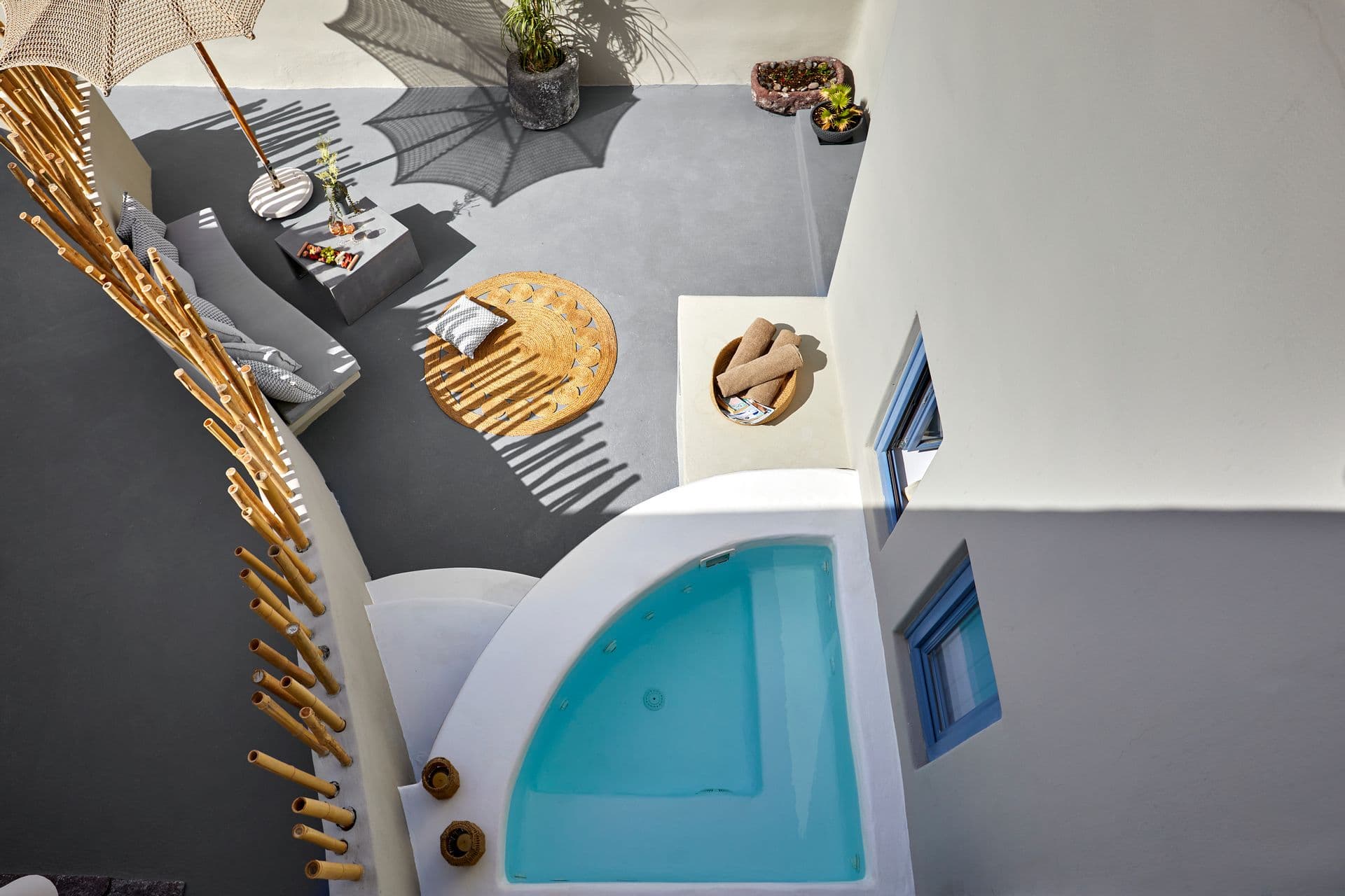 private patio Emerald Suite