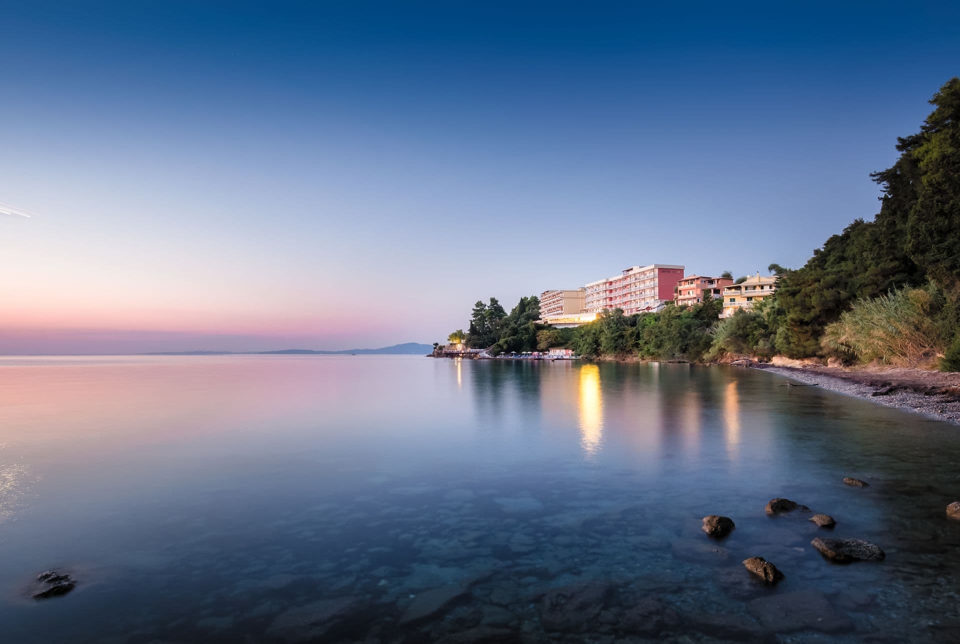View from beach