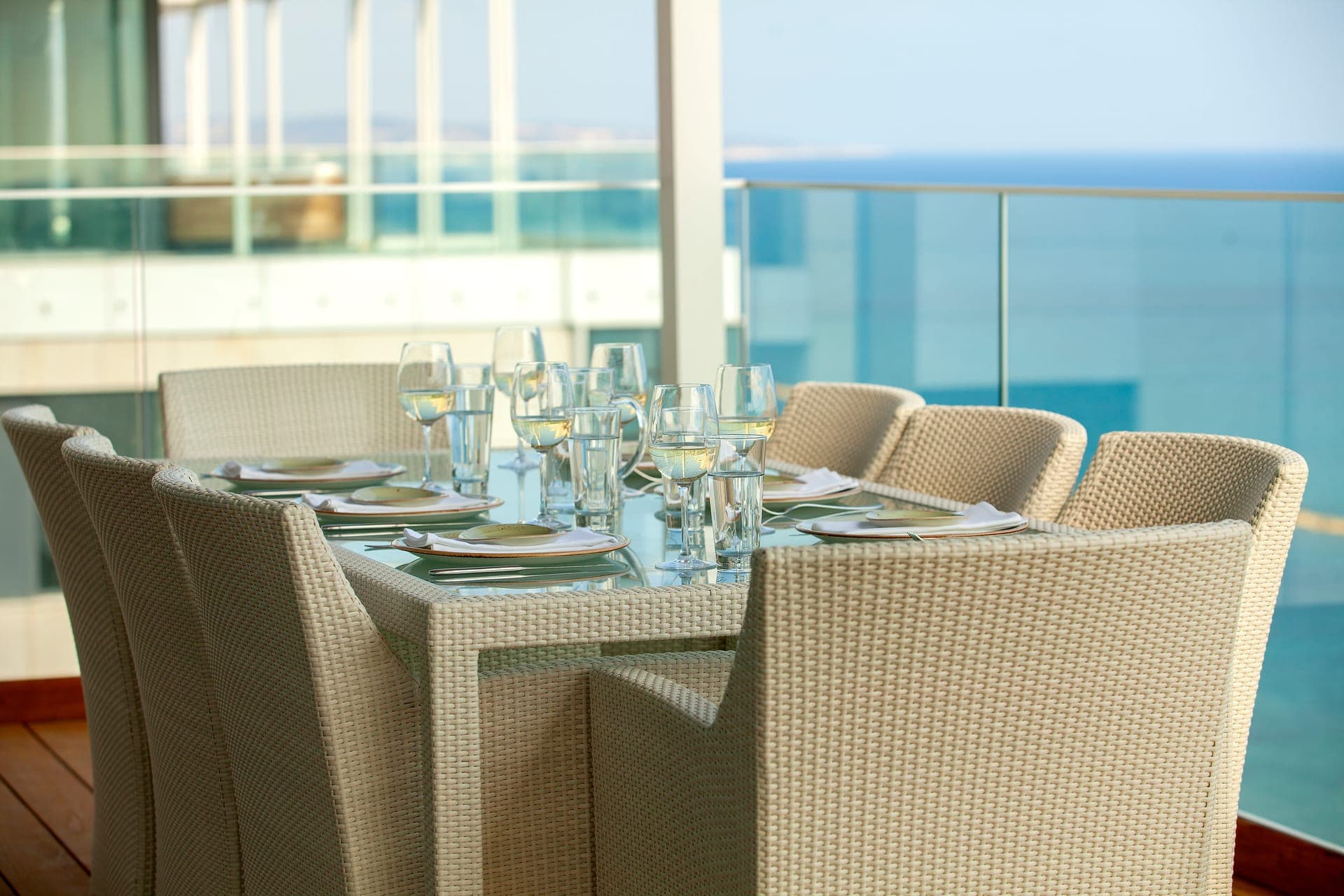 Dining on Balcony