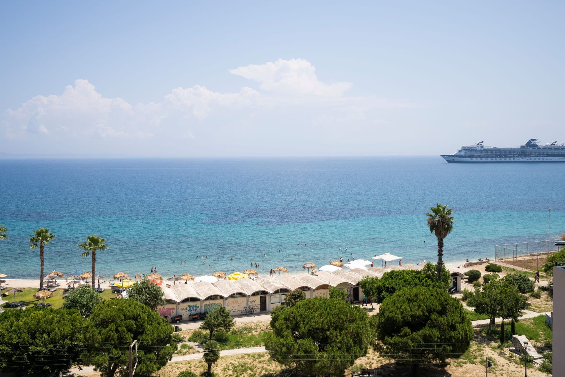 Nearby beach