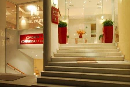 Palatino Hotel entrance