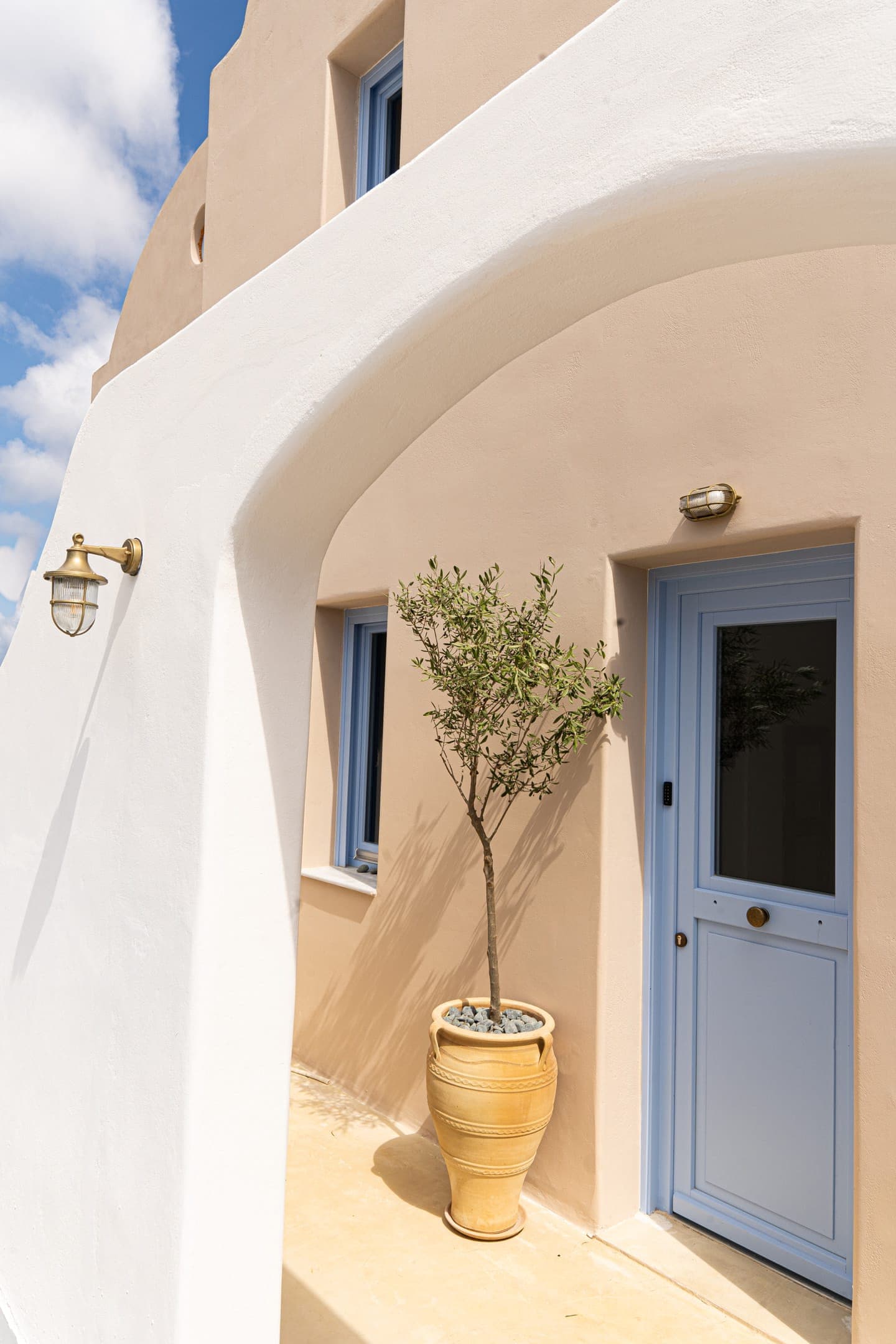 Front entrance of Luxury villa