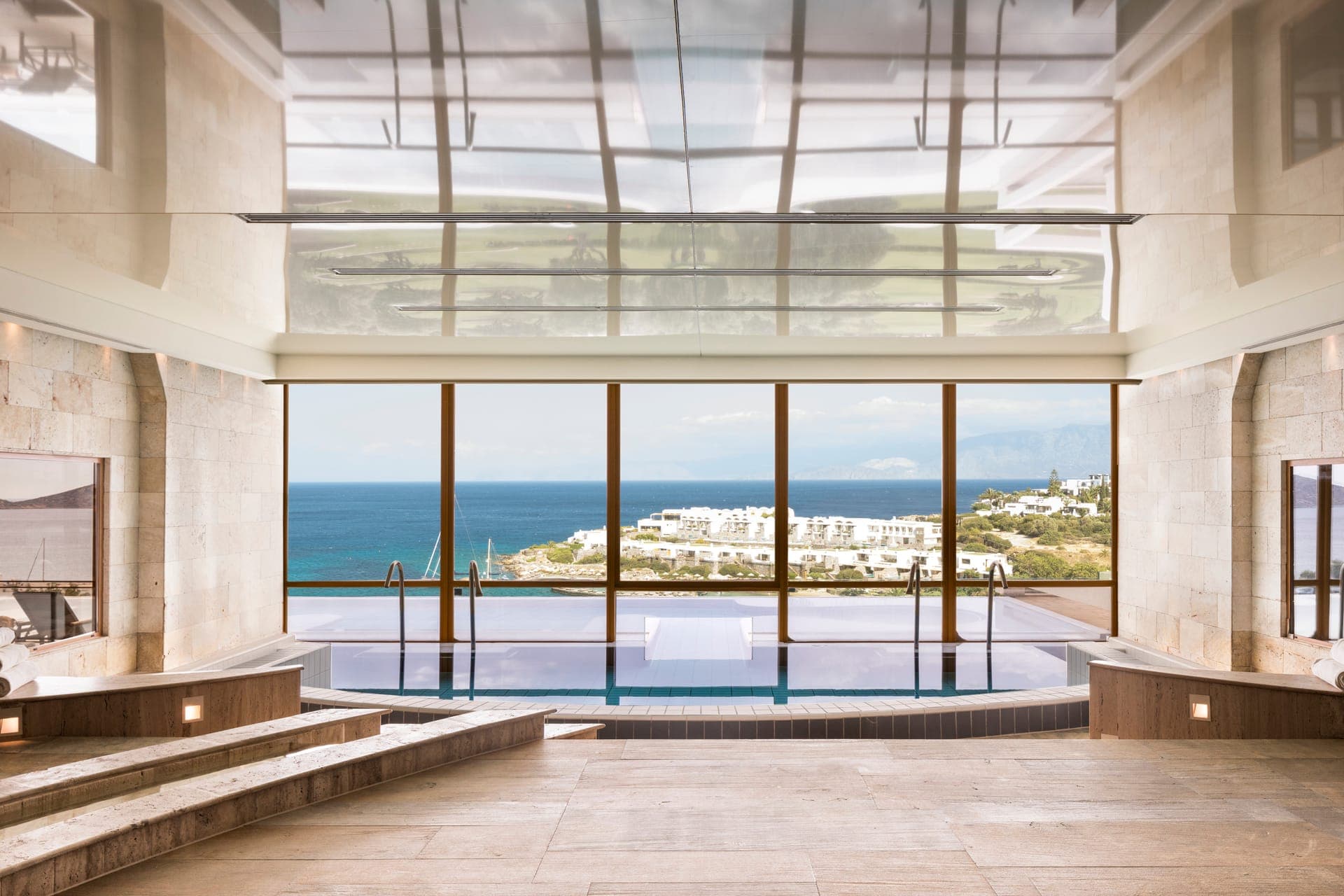 Six Senses Spa indoor and outdoor pool