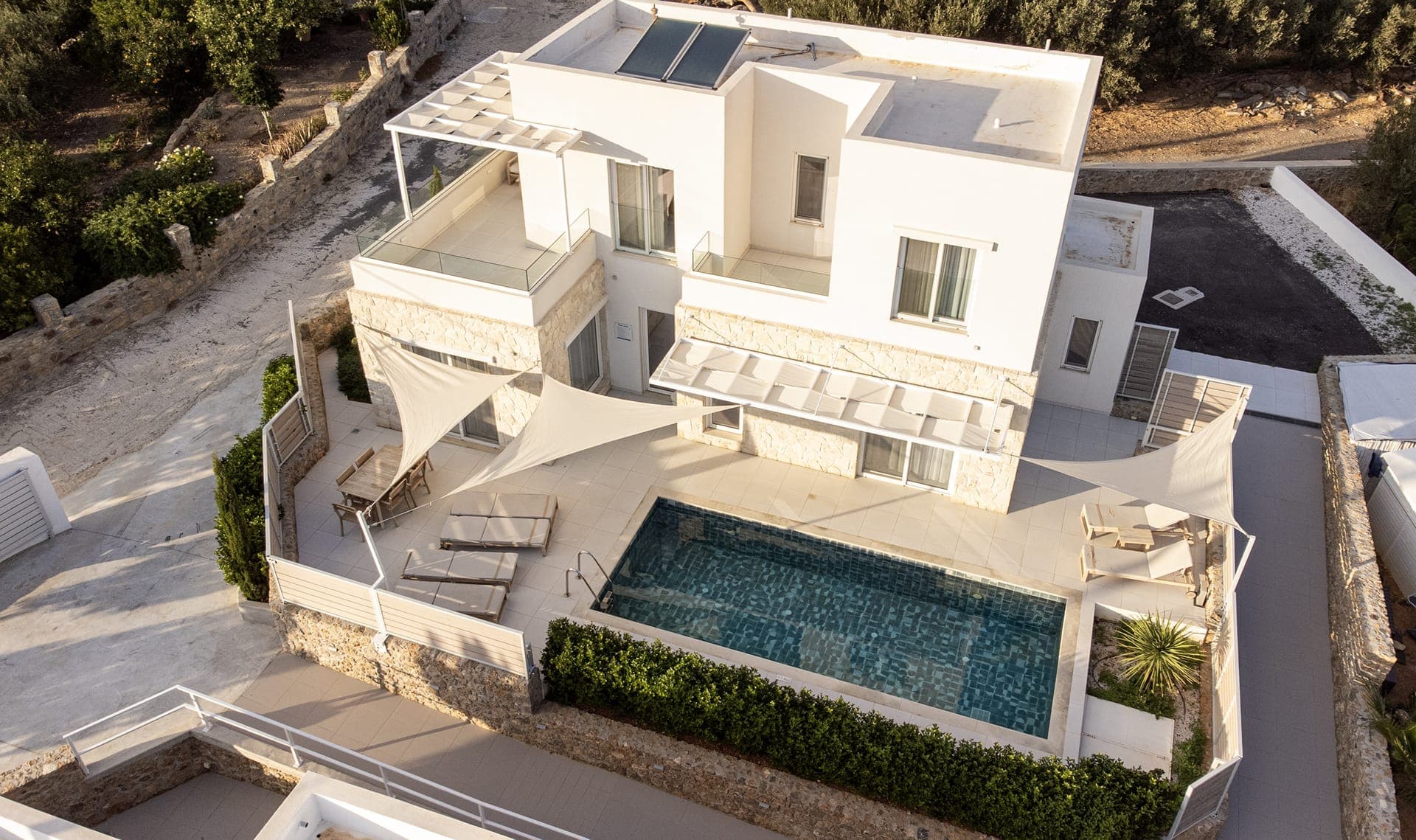 Villa Sofia is a double floor villa with sea view, suitable for 6 people.