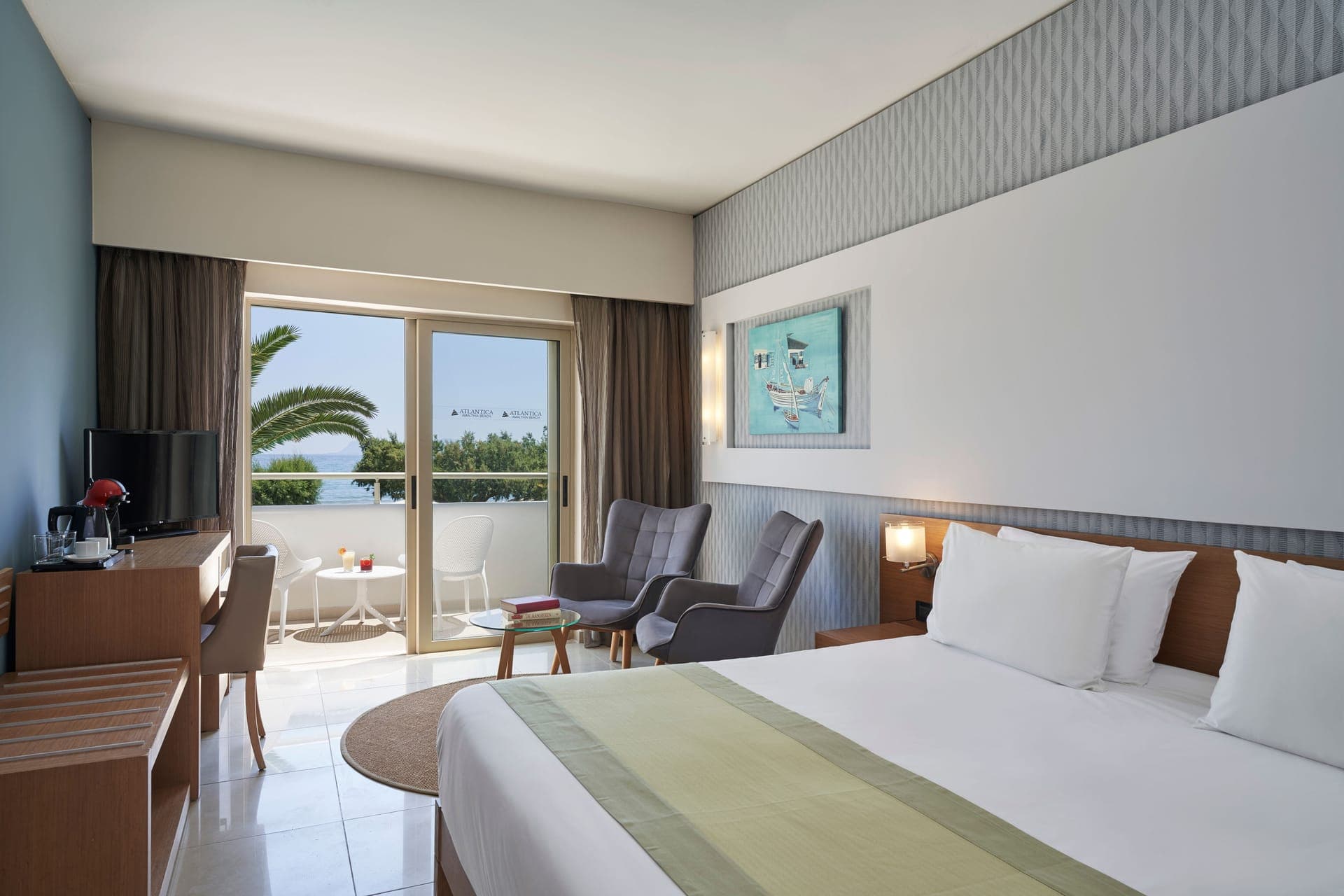 Atlantica Amalthia Hotel - Adults Only - Crete, Greece - Superior Room with Sea View