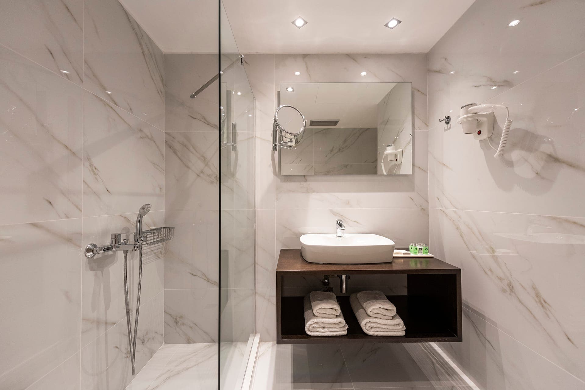 Bathroom renovated, shower