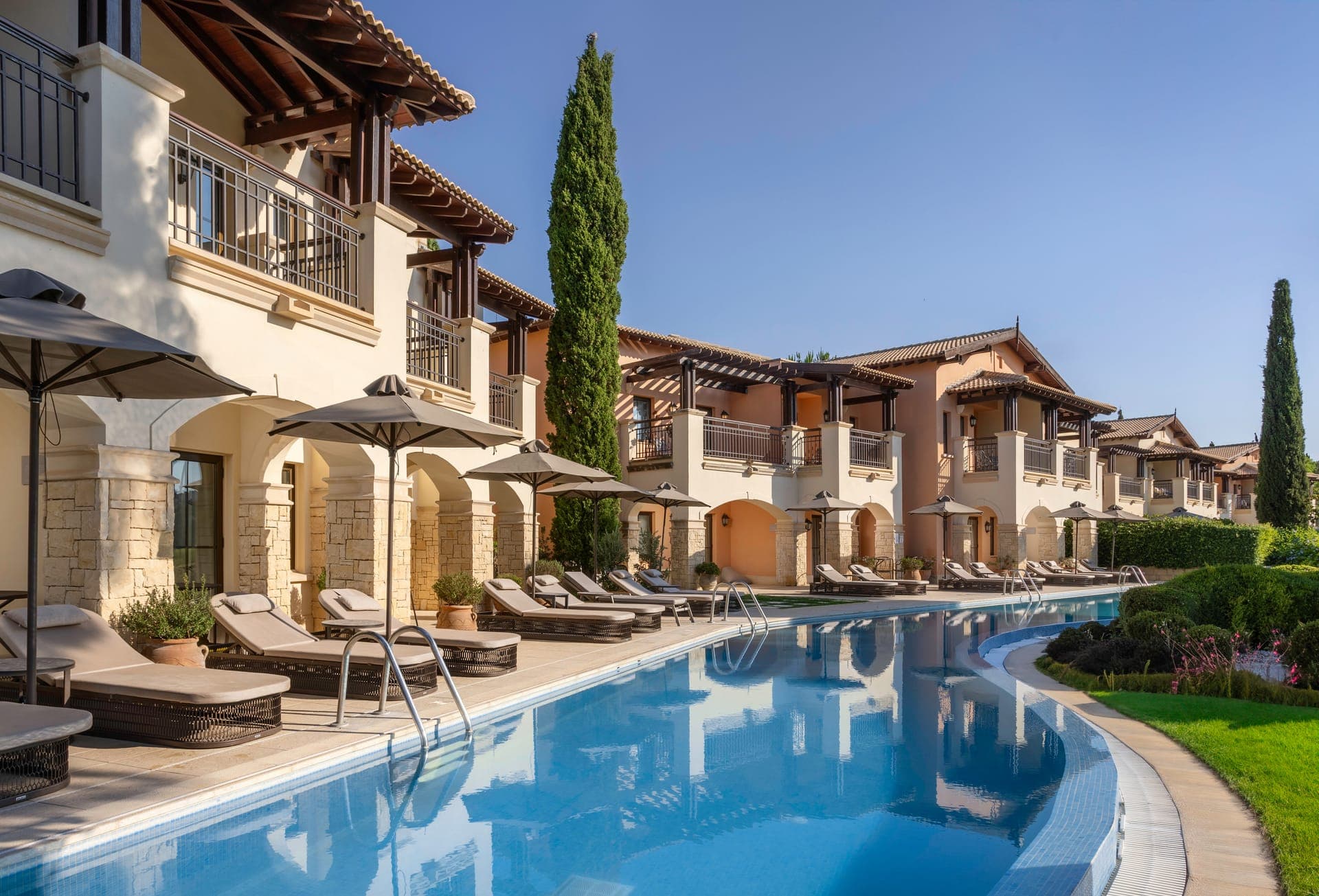 Aphrodite Hills Hotel, Cyprus - One Bedroom Suite Swim up Limited Sea View