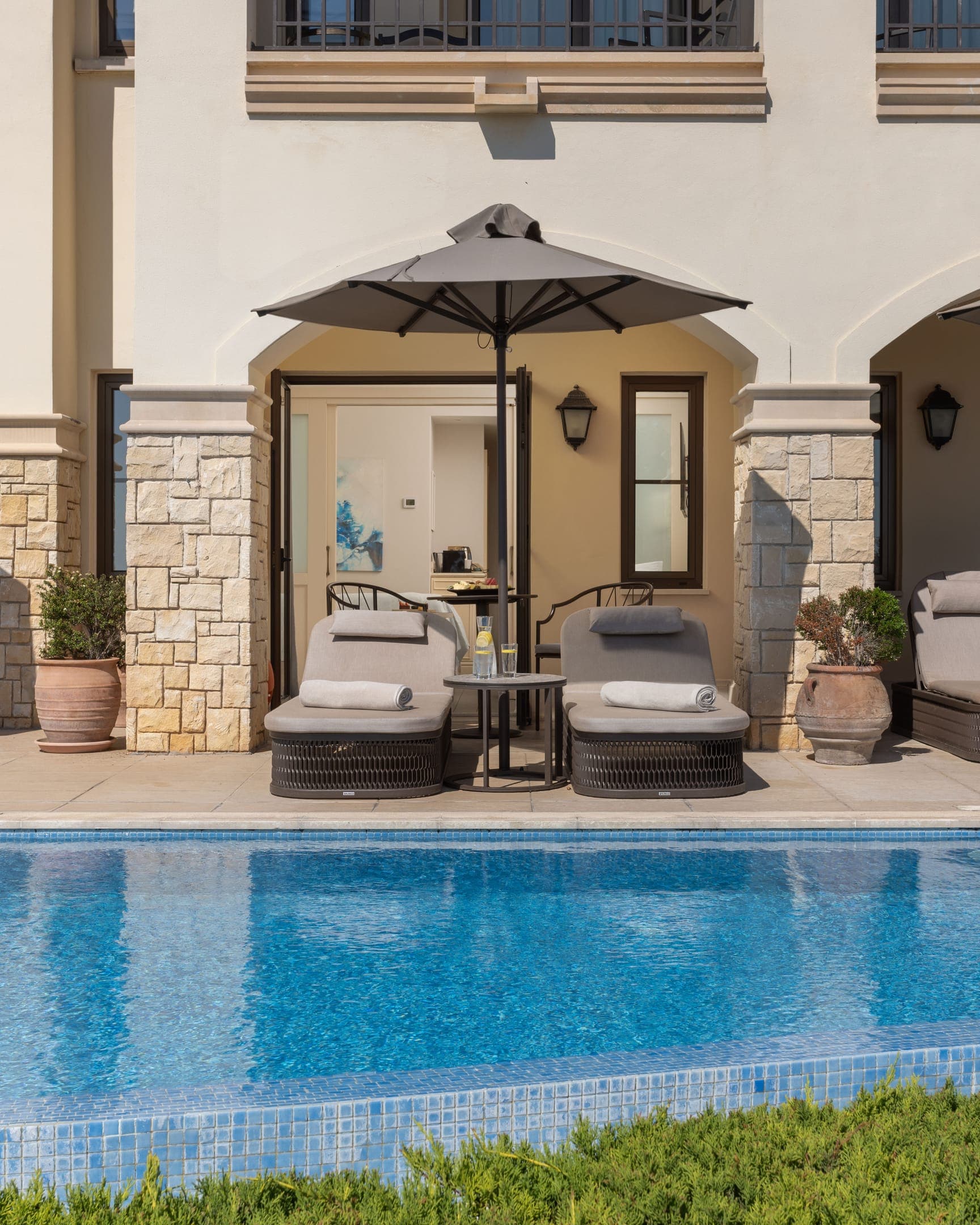 Aphrodite Hills Hotel, Cyprus - Family Room Sliding Doors Swim up Limited Sea View