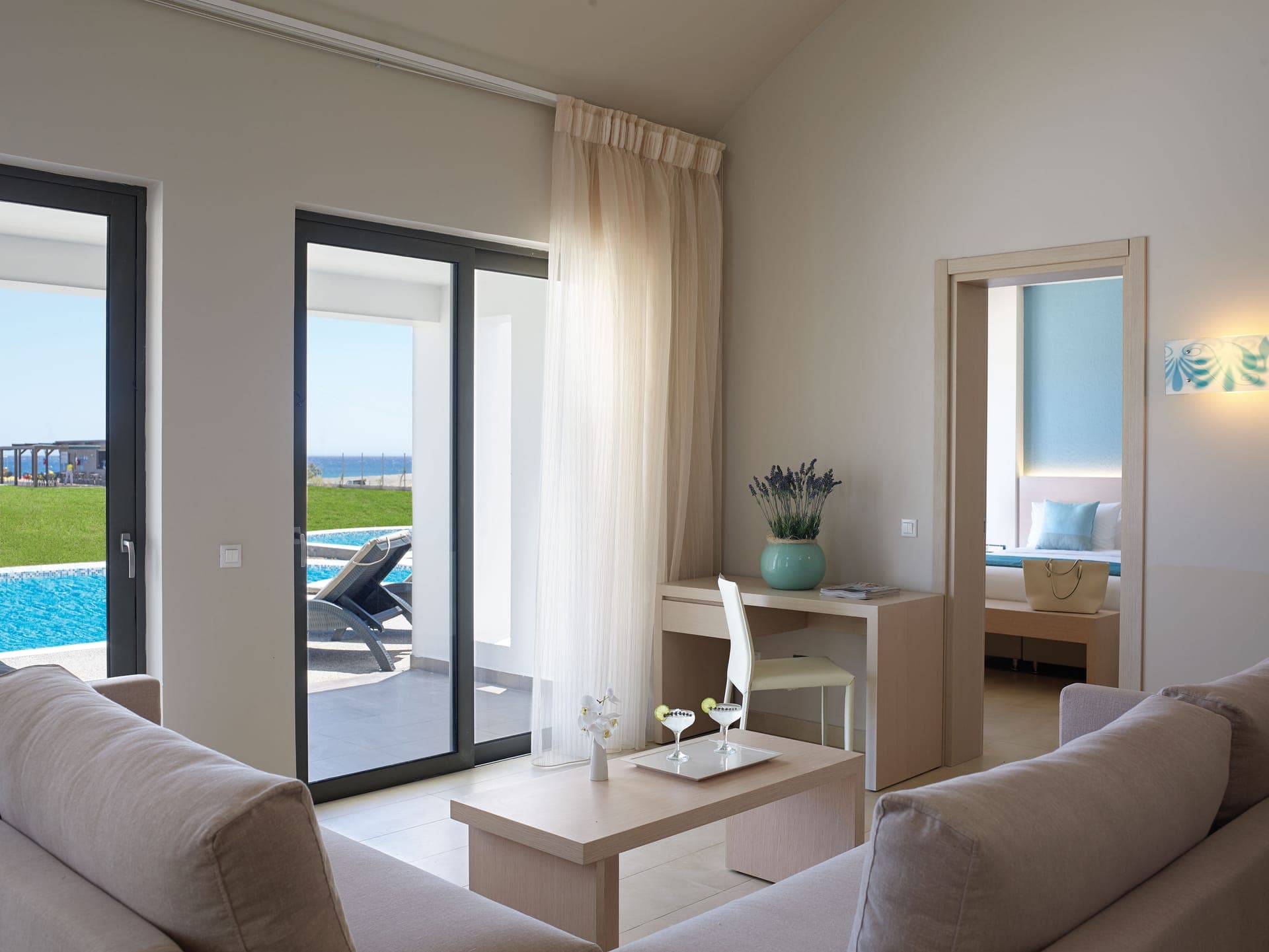 Atlantica Plimmiri, Greece - One Bedroom Suite Swim up Sea View