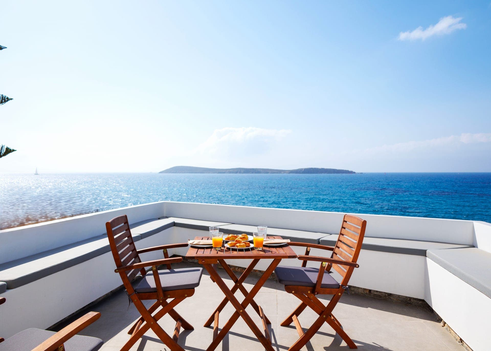 View from the suite's balcony.