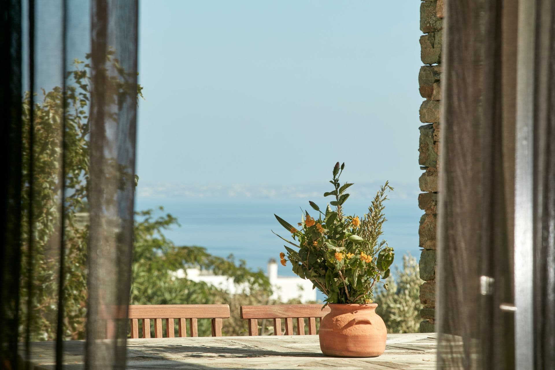 View from balcony 