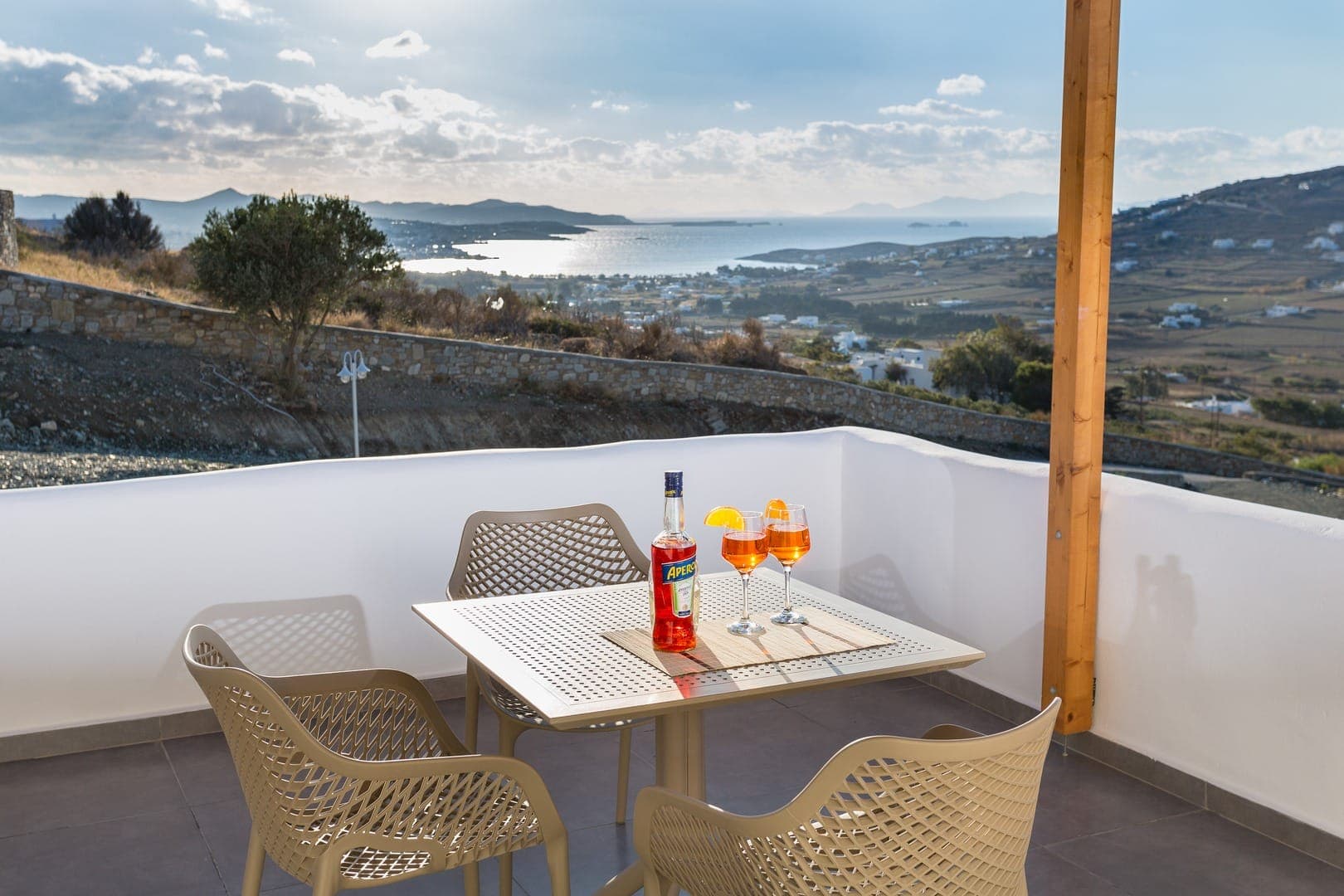 Private terrace view