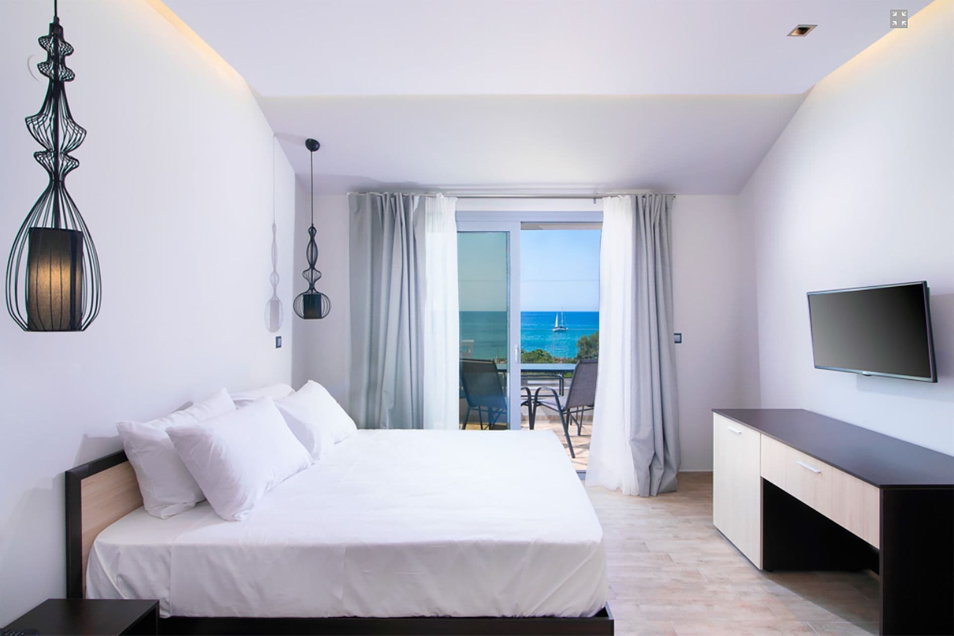 The Dome Luxury Thassos, Triple Room Sea View
