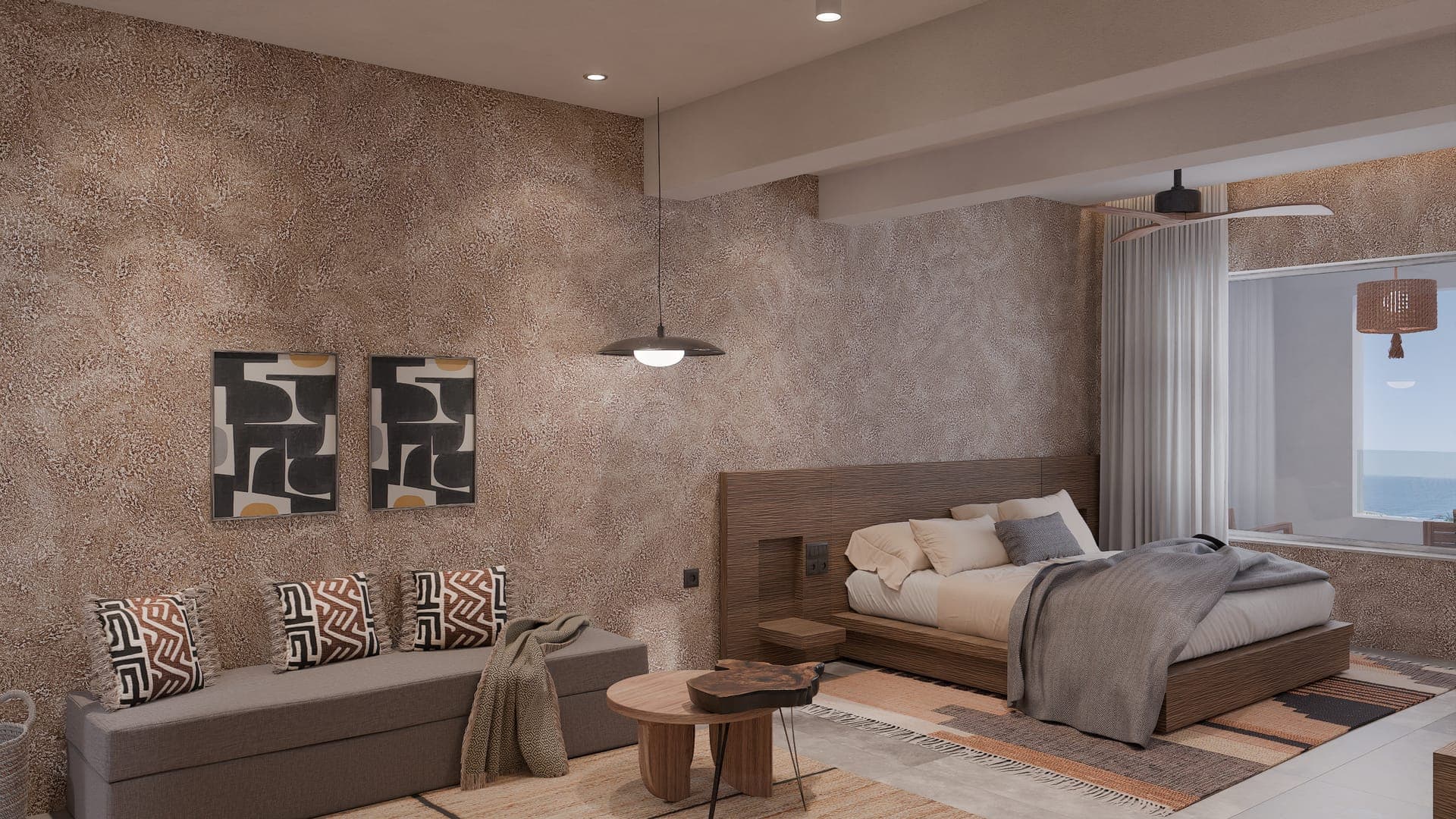 Open Plan Bedroom