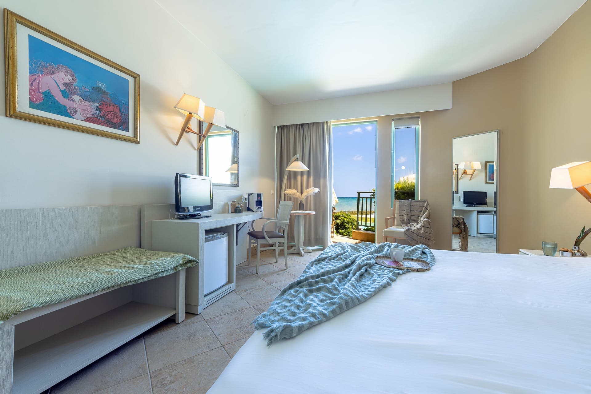 Double Room Sea View Shared Pool - Indoors