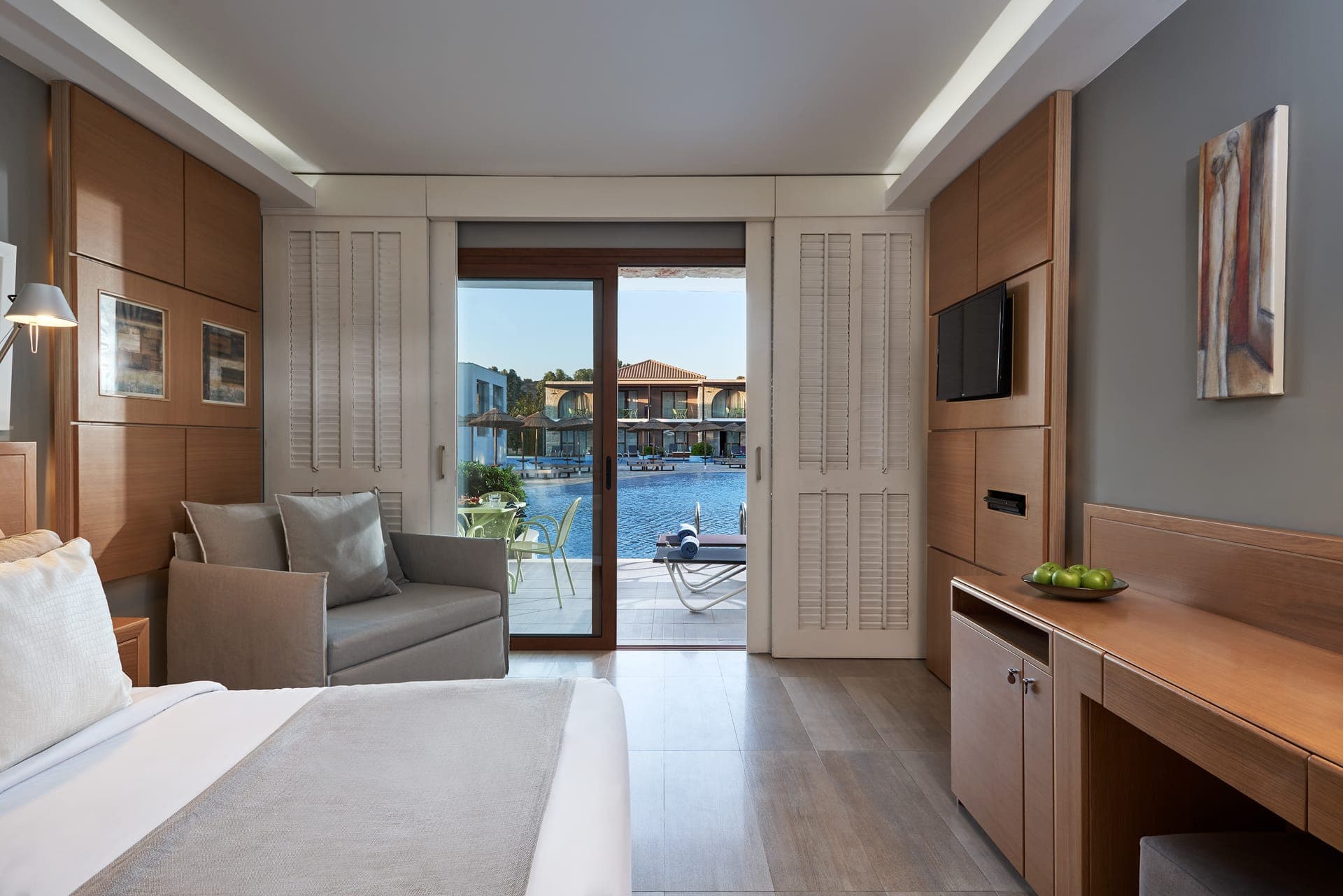 Atlantica Holiday Village Rhodes, Greece -Double Room Swim up Pool View (Deluxe Area)