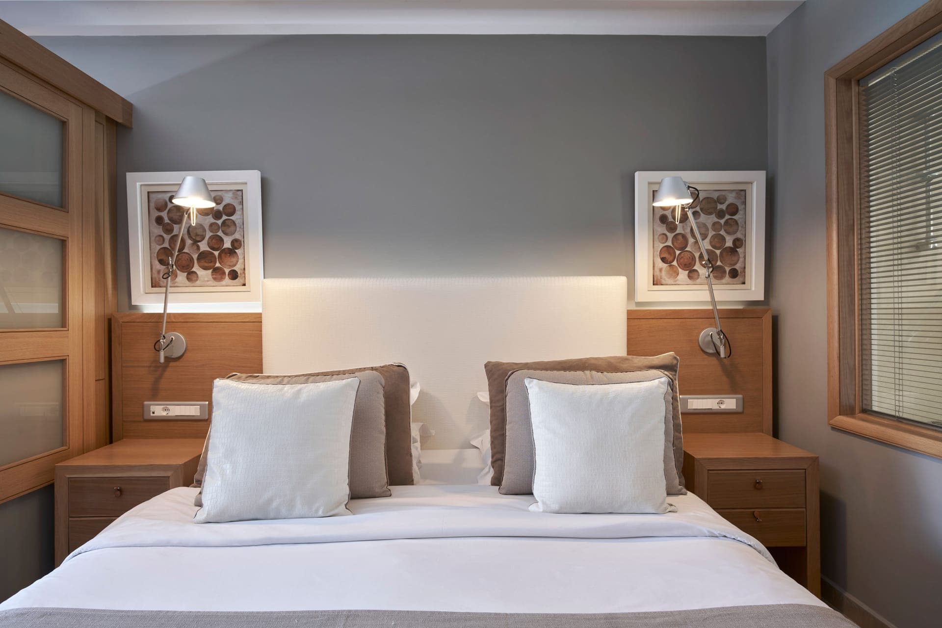 Atlantica Holiday Village Rhodes, Greece - Family Room Sliding Door Swim up Pool View with Outdoor Whirlpool (Deluxe Area)