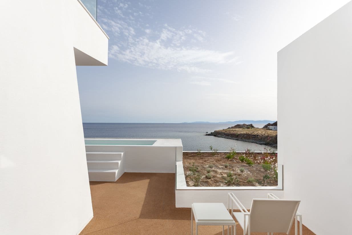 Private plunge pool and balcony