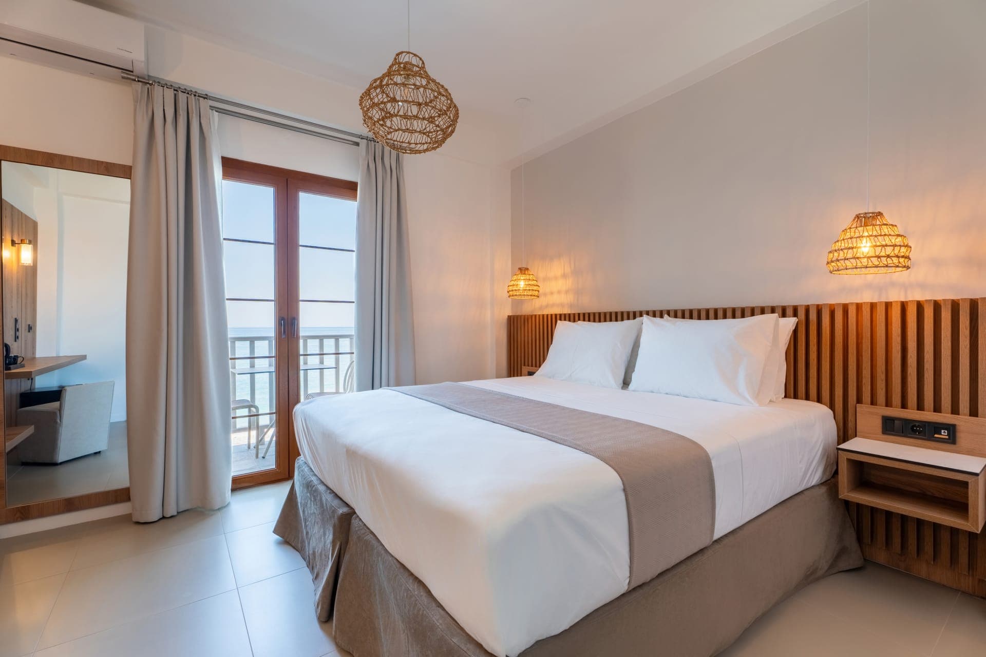 Kelly Beach Hotel, Pelio, Double Room with Sea View