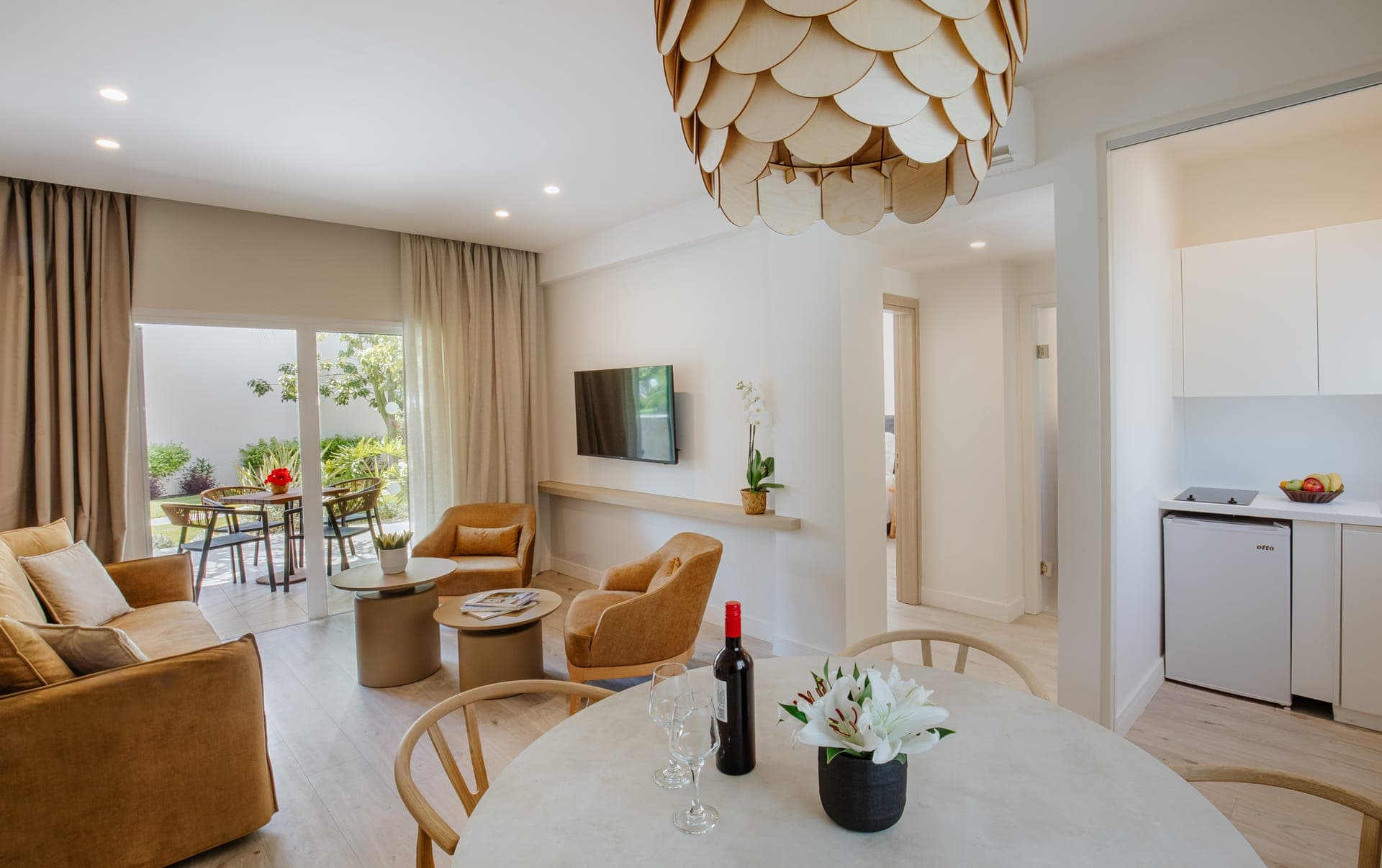 One Bedroom Apartment- Living room