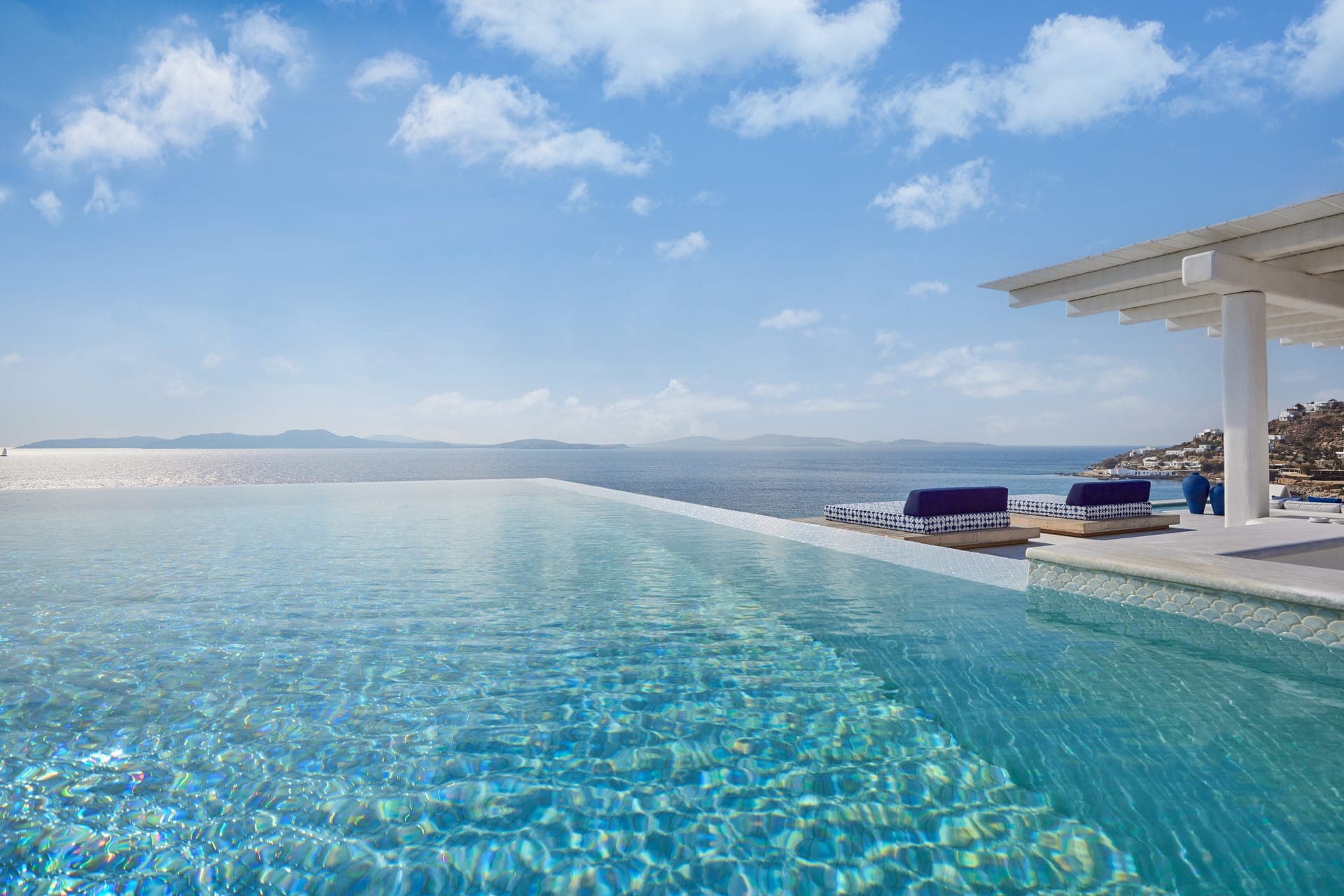 Villa heated pool
