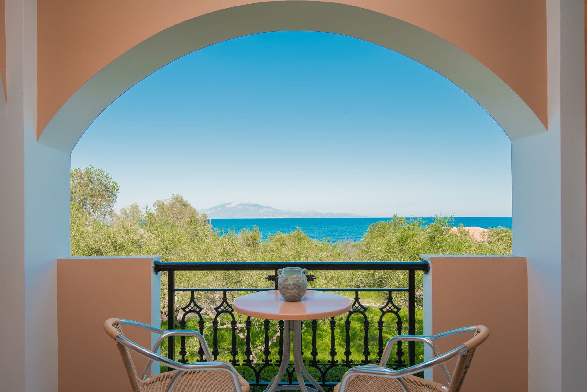 sea view from studio balcony
