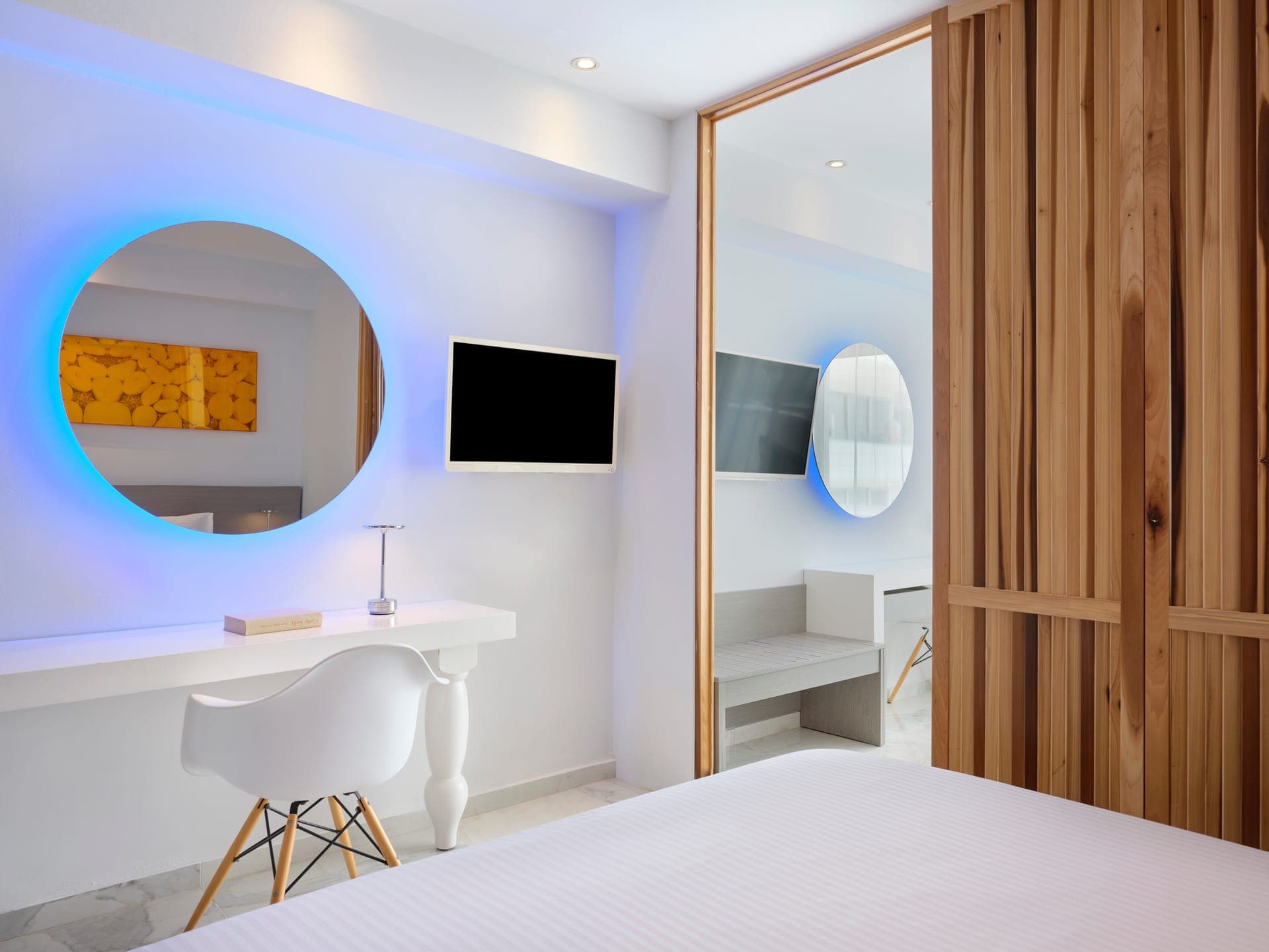 Atlantica Sancta Napa Hotel, Cyprus - Family Room Sliding Door Inland View